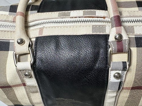 Bolso de boliche vintage de cuero vegano Burberry Barrel - Imagen 7 de 24
