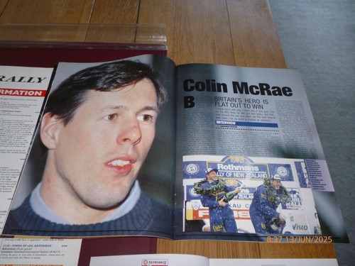 AUTOSPORT 1993 NETWORK Q RAC RALLY DATE STAGE MAP POSTER/GUIDE/SUPPLEMENT/POCKET - Picture 14 of 17