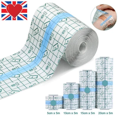 5M Waterproof Tattoo Film Aftercare Protective Skin Healing Tattoo Bandages UK