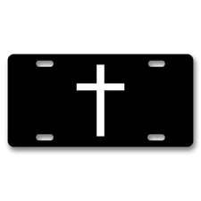 Christian Cross Custom License Plate, Car Tag, Novelty Plate