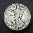 1920 Half Dollar Walking Liberty 90% Silver Coin Avg Circ