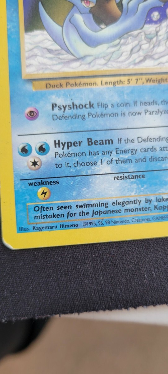 1995 golduck pokemon card value 1995 Pokmon GOLDUCK 35/62 Collector Card