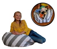 Stuffed Animal Storage Bean Bag Chair - Premium Canvas - Clean Up The Room An... on sale Stuffed Animal Storage Bean Bag Chair - Premium Canvas - Clean Up The Room An... on sale