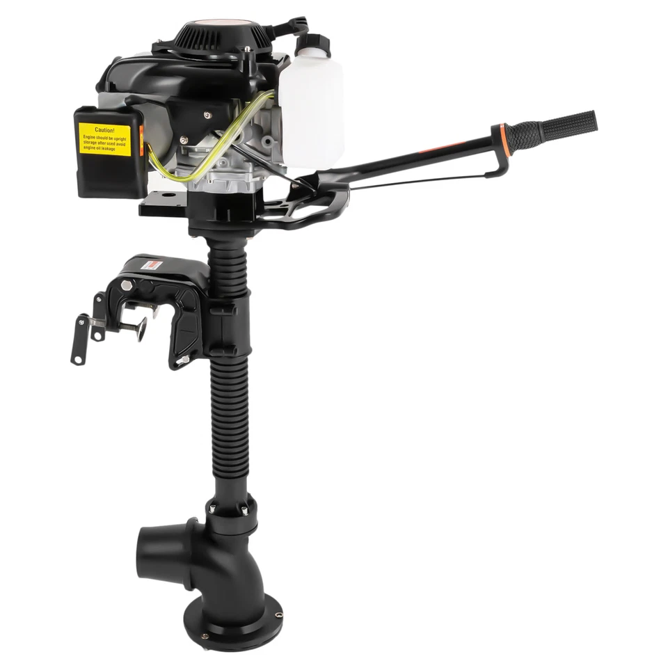 BOMBA DE CHORRO 4.0 4 HP 4 tiempos motor fueraborda de gas motor de barco de pesca de alta resistencia Foto 4 de 4