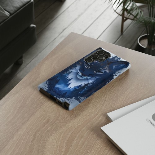 Blue Bobcat Wilderness Cat - Phone Ink Cover Case for iPhone, Galaxy, Pixel - 第 261/281 張圖片