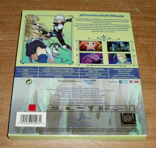 SWORD ORATORIA SERIE COMPLETA COLECCIONISTA BD+LIBRO+EXTRAS NUEVO ANIMACION - Imagen 2 de 4