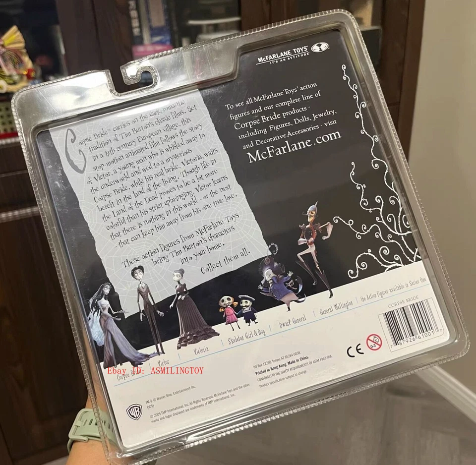 Boneco de ação McFarlane Toys Tim Burton's Corpse Bride Emily estátua em estoque - Imagem 2 de 4