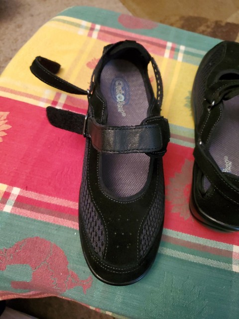 Orthofeet Heel & Foot Pain Relief Women's Mary Jane Shoes Sanibel. Black Sz 8 for sale online | eBay