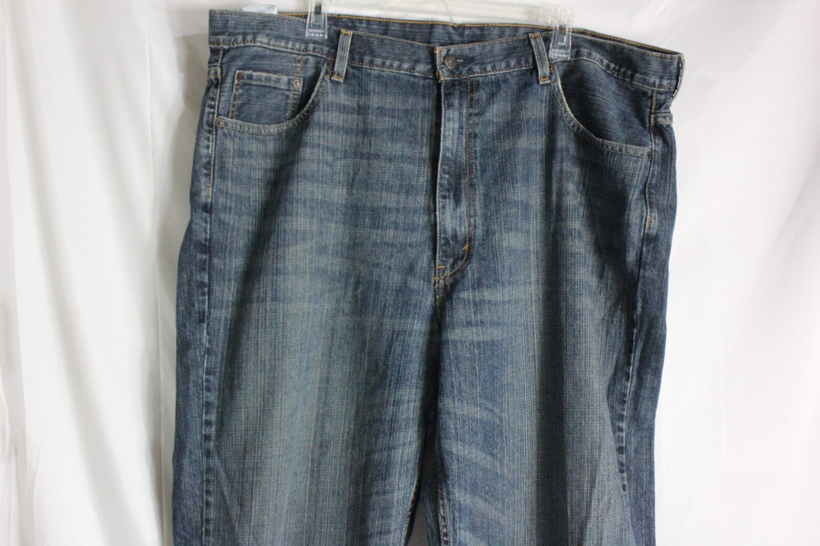 Levi’s Men’s 550 Relaxed Straight 44x32 Blue Jeans Dark Wash Baggy Loose thumbnail 9