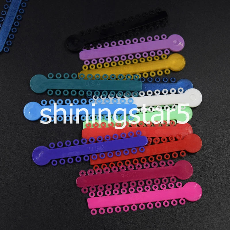 1040 Dental Orthodontic Ligature Ties Elastics Rubber Band Ligaduras Elastomeric - Image 2 of 4