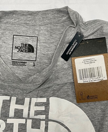 THE NORTH FACE Men's Short Sleeve Half Dome Tee LARGE - Picture 5 of 7
