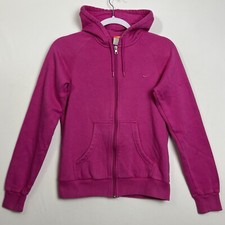 Nike Athletic Fuchsia Pink Zip Up Hoodie Sweatshirt Women  s Small