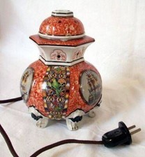 alter Rauchverzehrer Porzellan mit Segelschiffmotiv