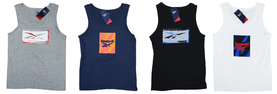 Reebok Graphic Print Multi-Sport Athletic Men's Tank Top NWT Pick Size/Color