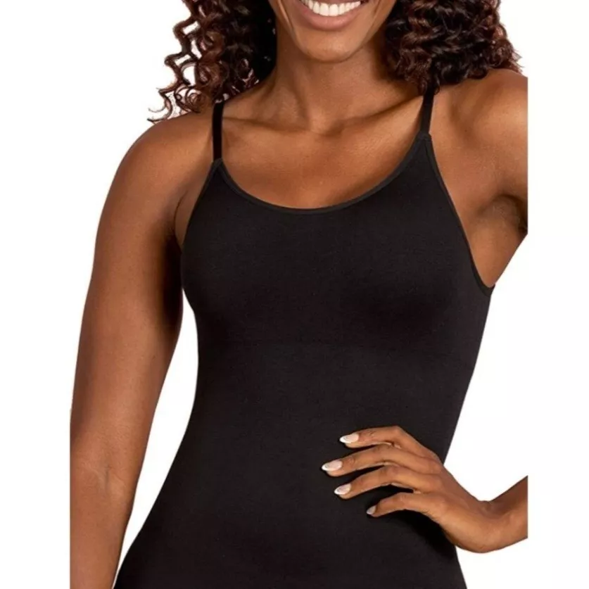 Empetua Shapermint All Day Every Day Scoop Neck Shaping Cami Black