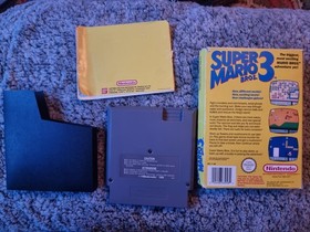 Super Mario Bros 3 NES Cartridge in Box CIB UKV PAL WORKING guter Zustand