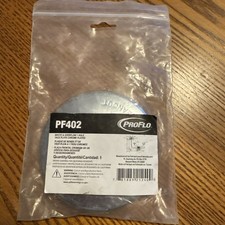 Proflo 1-Hole Waste and Overflow Face Plate Chrome PF402