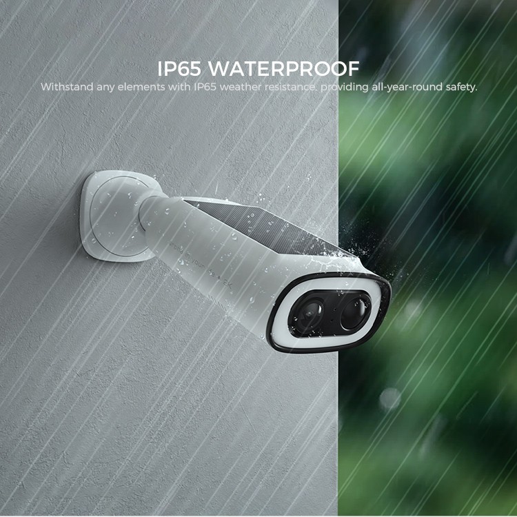 ARPHA 2K Wireless Solar Power Wi-Fi Outdoor Security Camera System 128GB TF Card