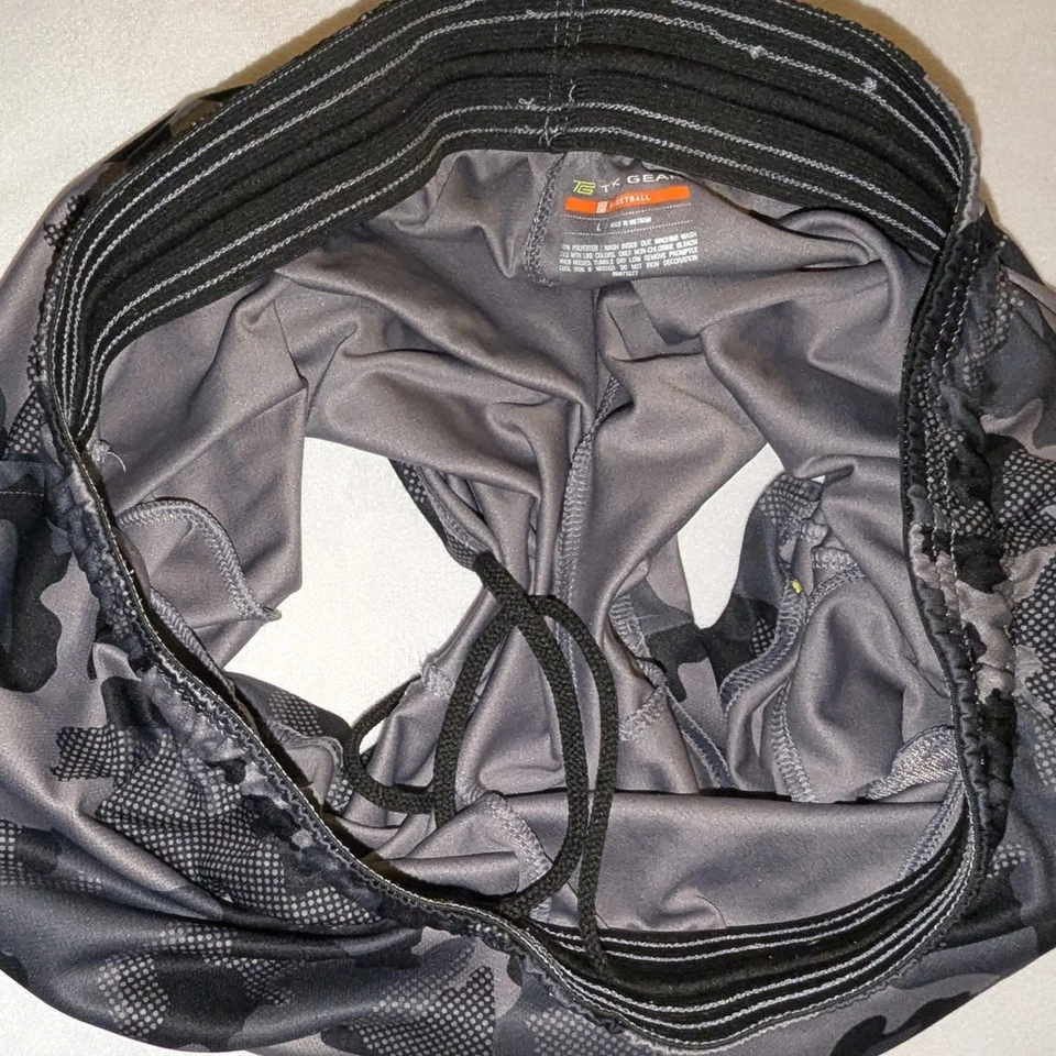 Pantalones Cortos Atléticos Camuflados Tek Gear Para Hombre - Talla Grande - Gris - Gimnasio Entrenamiento Excelente Foto 4 de 4