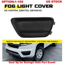 Fog Lamp Light Cover Bezel Trim For 2015-2020 Chevrolet Colorado Driver LH Side