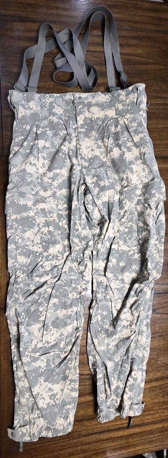ARMY ACU DIGITAL LEVEL 5 SOFT SHELL TROUSER COLD WEATHER PANTS MEDIUM LONG