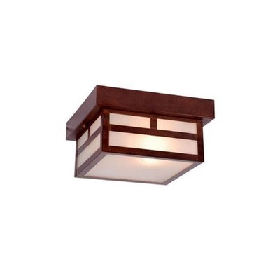 Acclaim Lighting 4708 Artisan 1 Light Outdoor Flush Mount Ceiling - Bronze