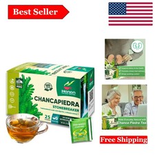Hanan Chanca Piedra Kidney Support Tea - 25 Wild-Grown Herbal Teabags from Peru