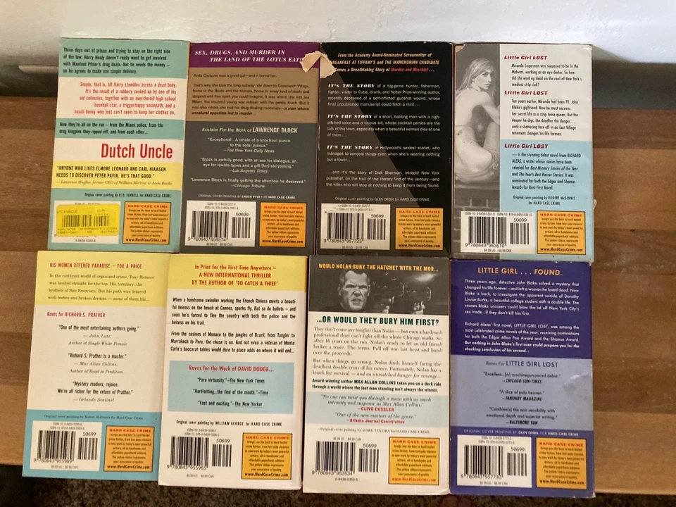 24 Hard Case Crime Paperback Book Lot Max Allan Collins Block Westlake etc Foto 3 de 4