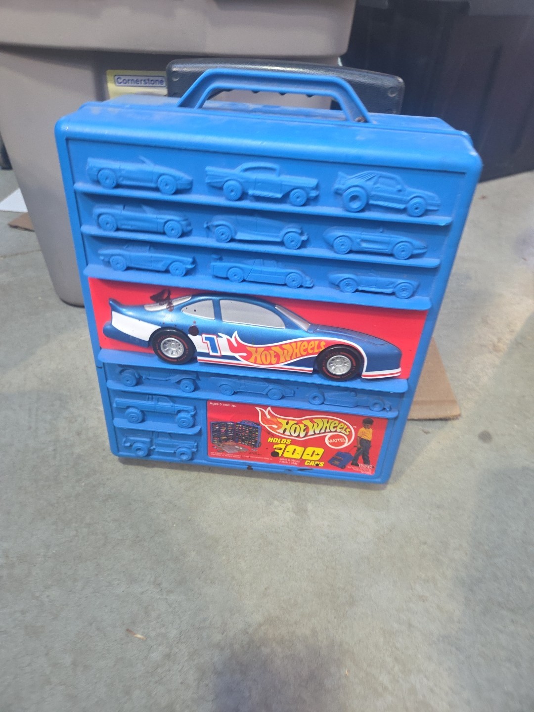 Vintage 1997 Tara HOT WHEELS 100 Car Rolling Carry Case w/ E
