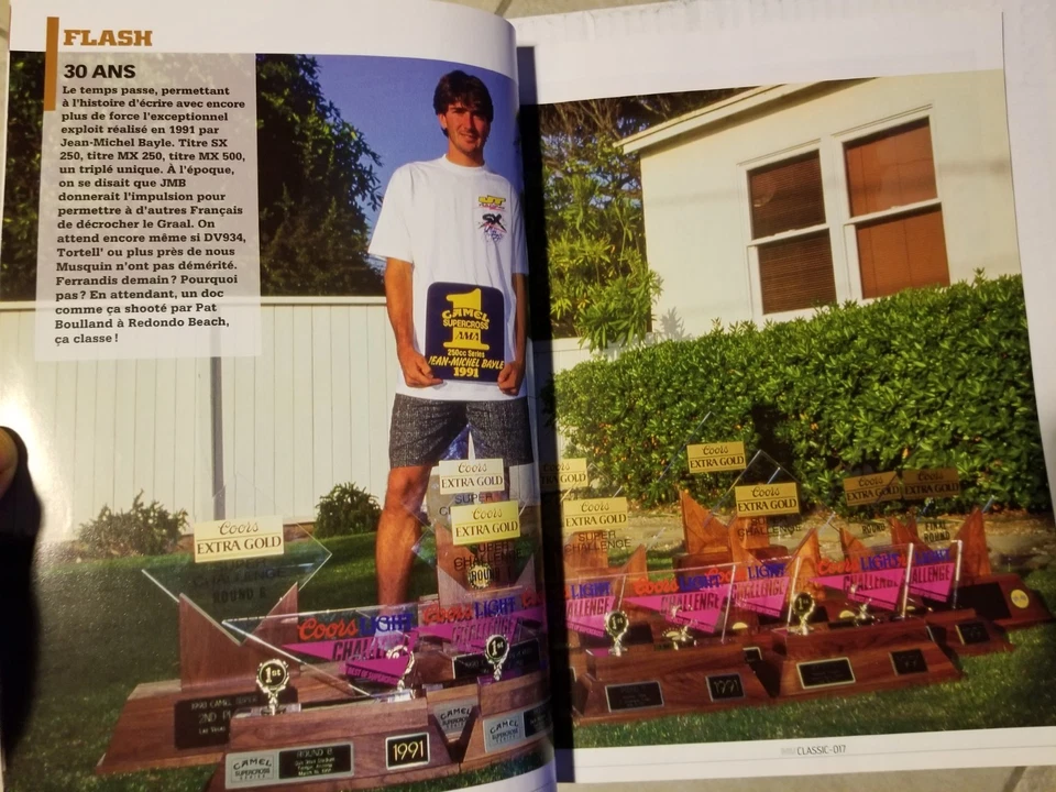 MOTO VERTE CLASSIC HORS-SERIE 2021 - ENDURO DU TOUQUET, HRC HONDA CR , YAMAHA TY - Photo 4/4