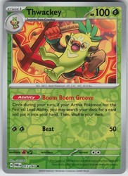 Thwackey 015/167 Twilight Masquerade Reverse Holo Common