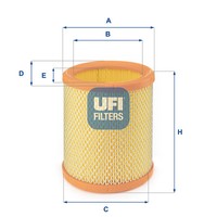 UFI 27.196.00 Luftfilter FüR Peugeot CitroËN
