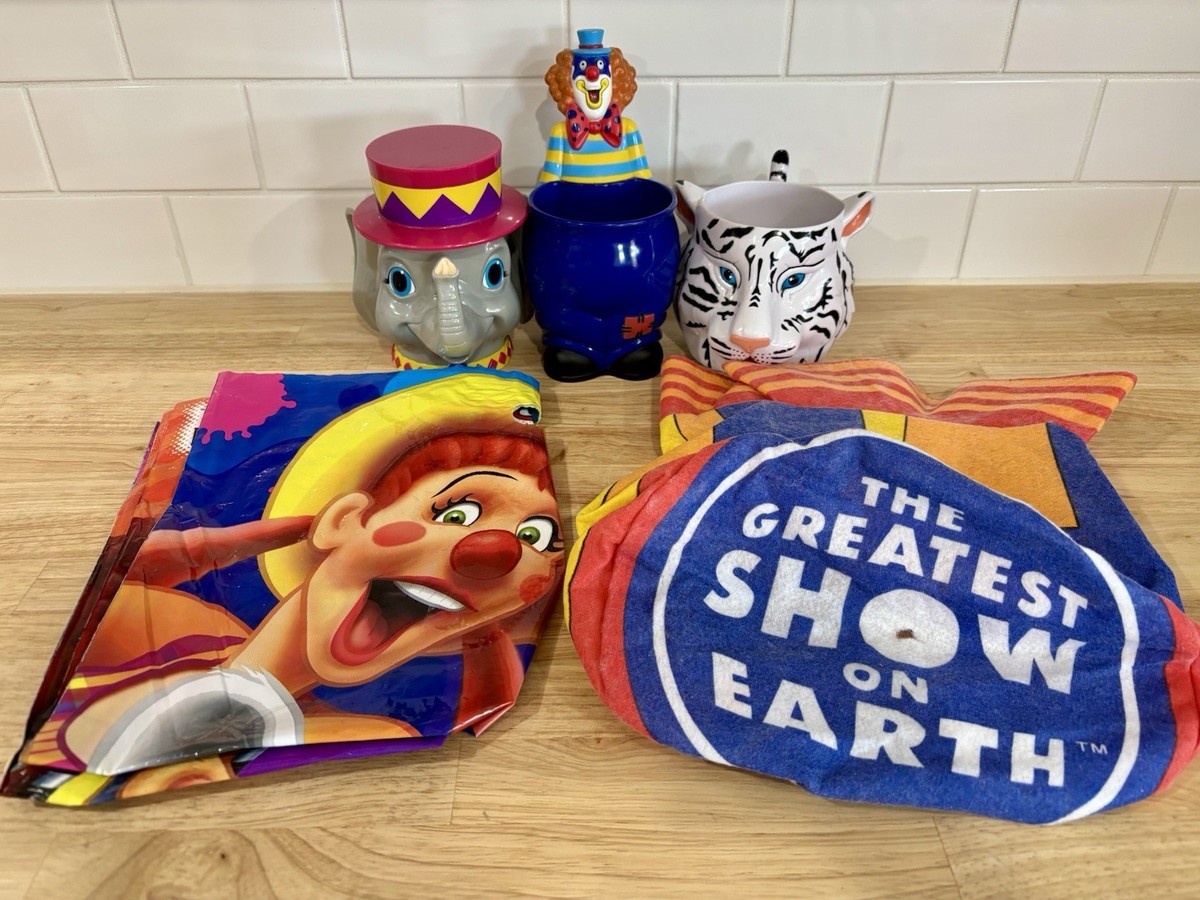 Vintage Ringling Bros. Barnum & Bailey Lot Circus Felt Top