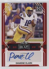 2022 Leaf Draft Auto Red Damone Clark #BA-DC1 Auto 05l9