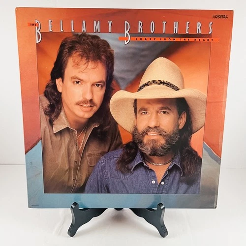 Vintage Bellamy Brothers Crazy From the Heart Vinyl (1987)