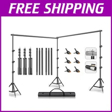 All-in-One 10x20FT Backdrop Support System - Perfect for Weddings & Parties