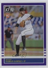 2019 Panini Donruss Retro 1985 Holo Purple Pablo Lopez #203 11ur