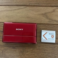 SONY Cyber-shot DSC-TX100V Red Digital Camera Excellent Condition Japan