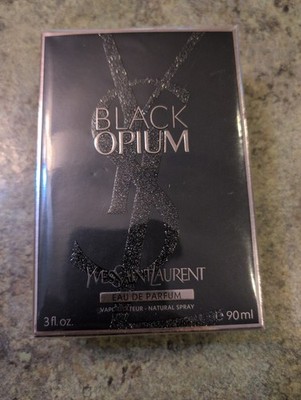 Sealed Black Opium Yves Saint Laurent Perfume Spray 3 Fl Oz 90 ml Eau De Parfum