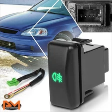 For 96-00 Honda Civic Dash Mounted Fog Light Control Switch w/Wiring Harness