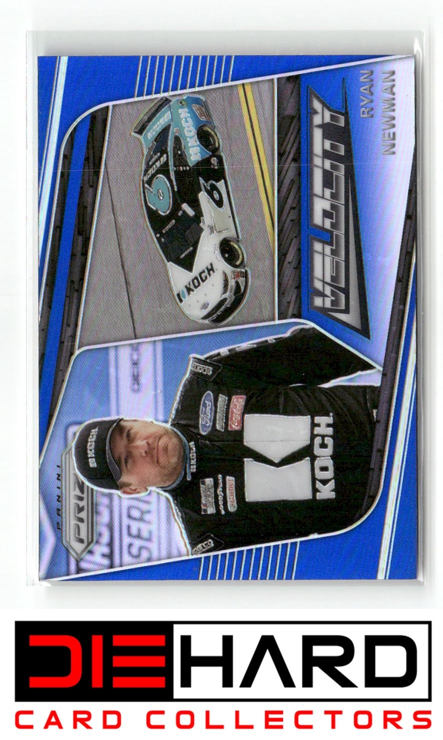 2020 Panini Prizm #76 Ryan Newman Blue Prizm Roush Fenway Racing