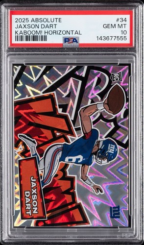 2025 Panini Absolute Jaxson Dart Base (PSA 10)