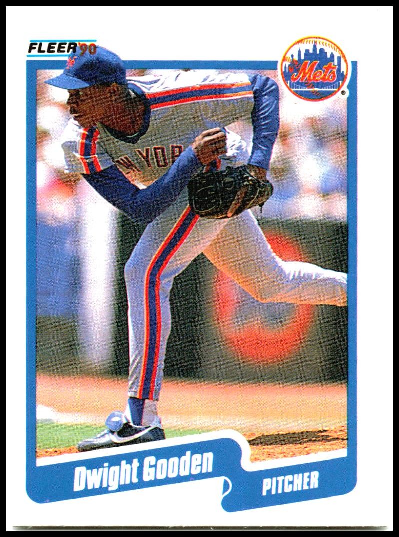 1990 Fleer Canadian #204 Dwight Gooden New York Mets