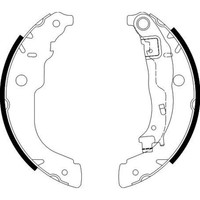 Hella BREMSBACKEN-SATZ 228Mm Hinterachse Passend FüR CitroËN C3 DS3 DS DS