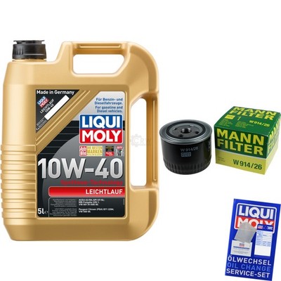 Inspektionspaket 5L Liqui Moly Leichtlauf 10W-40 für Land Rover Freelander 2.0