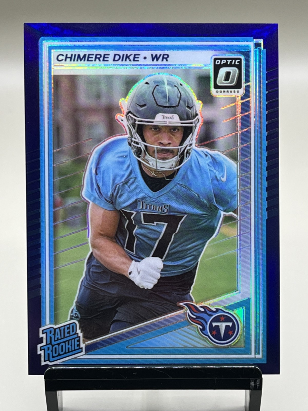 2025 Donruss Optic Chimere Dike #269 Rated Rookie Purple Prizm /60 RC