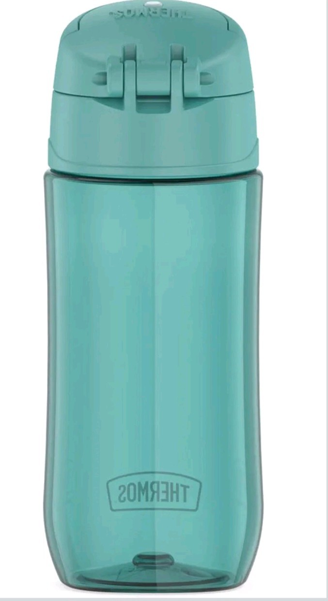 Thermos Funtainer Kids Bottle 470ml - Aqua Blue GP4040AQ, Leakproof Lid image 2