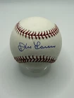 Don Larson Autographed Baseball OMLB- JSA Certified
