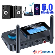 Bluetooth 6.0 Wireless Audio Transmitter and Receiver HiFi Music Adapter AUX ARC
