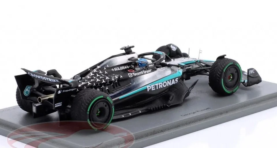 George Russell Mercedes 2025 W16 Australia GP Scale 1/43 Spark - Imagen 4 de 4